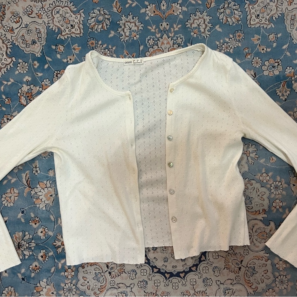 Women's Cream Cardigan